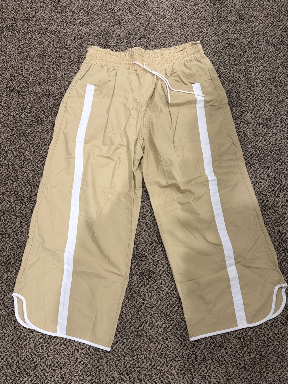 Cropped track pants